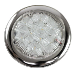 Светильник каютный светодиодный, нержавеющий корпус (00702-WH)